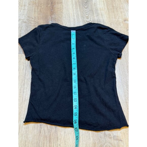 Y2K Dr. Mcgillicuddys Black Short Sleeve Baby Tee Pink Logo S - Picture 6 of 6